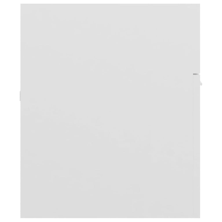 Wastafelkast 100x38,5x46 cm spaanplaat hoogglans wit MeubelReus