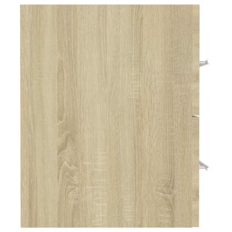 Wastafelkast 41x38,5x48 cm spaanplaat sonoma eikenkleurig MeubelReus