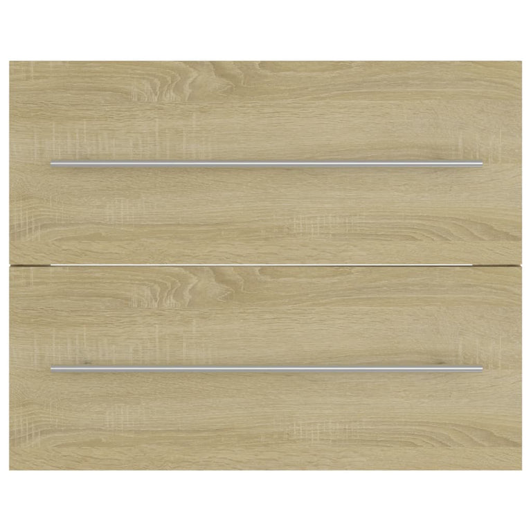 Wastafelkast 60x38,5x48 cm spaanplaat sonoma eikenkleurig