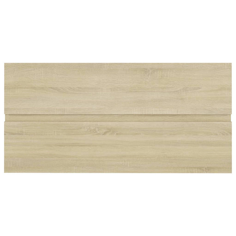 Wastafelkast 90x38,5x45 cm spaanplaat sonoma eikenkleurig MeubelReus