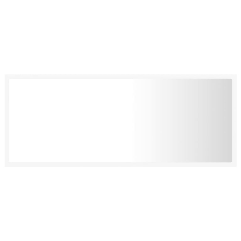 Badkamerspiegel LED 100x8,5x37 cm acryl wit MeubelReus
