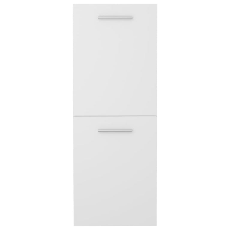 Badkamerkast 30x30x80 cm bewerkt hout wit MeubelReus