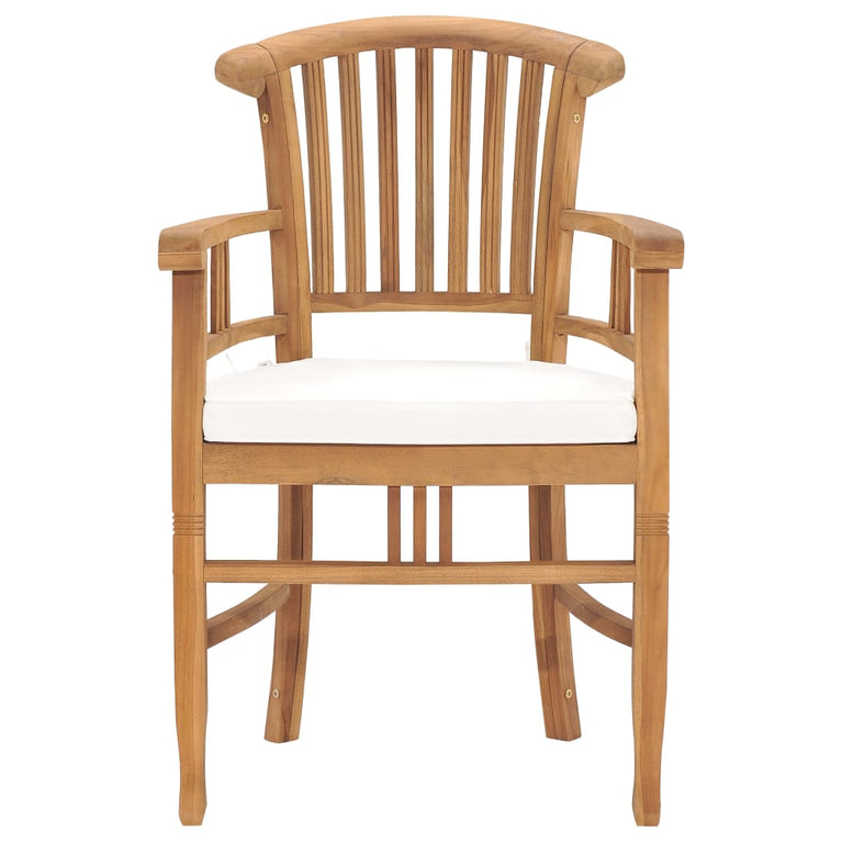 7-delige Tuinset met kussens massief teakhout MeubelReus