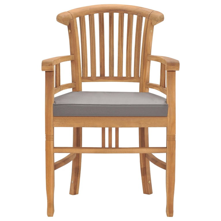 7-delige Tuinset met kussens massief teakhout MeubelReus