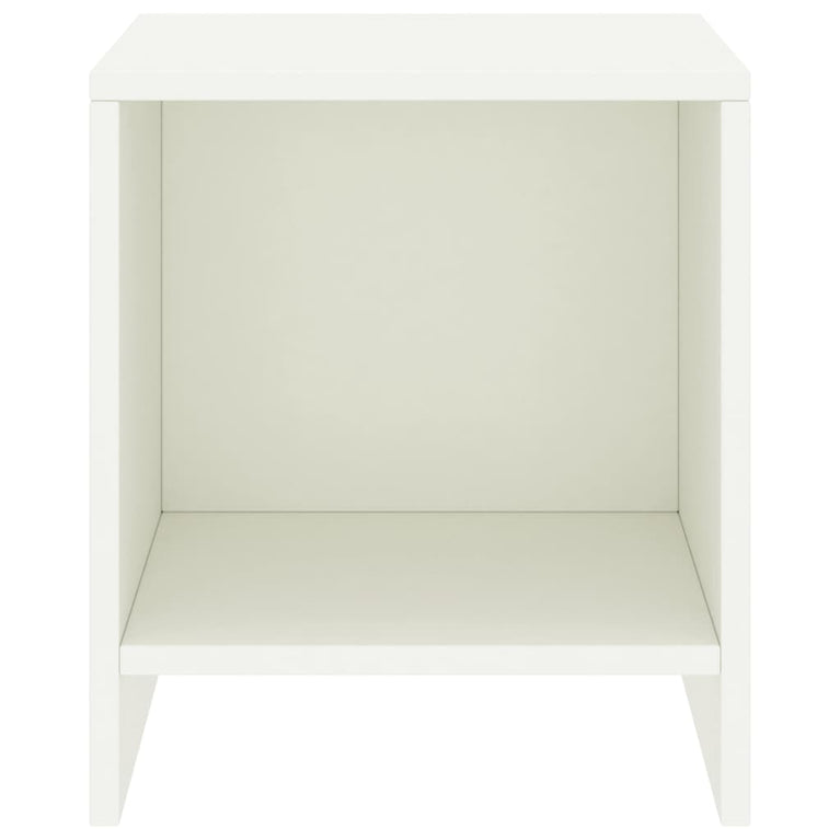Nachtkastjes 2 st 35x30x40 cm massief grenenhout wit MeubelReus