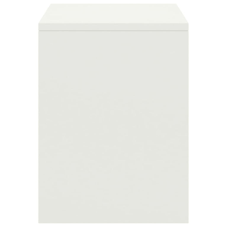 Nachtkastjes 2 st 35x30x40 cm massief grenenhout wit MeubelReus