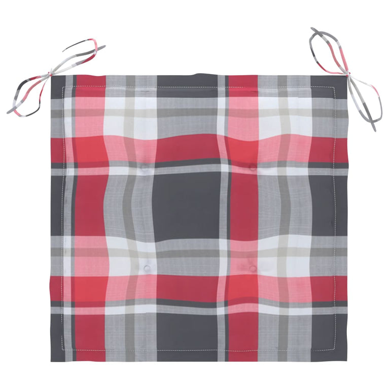 Tuinstoelen 4 st met kussens massief acaciahout MeubelReus