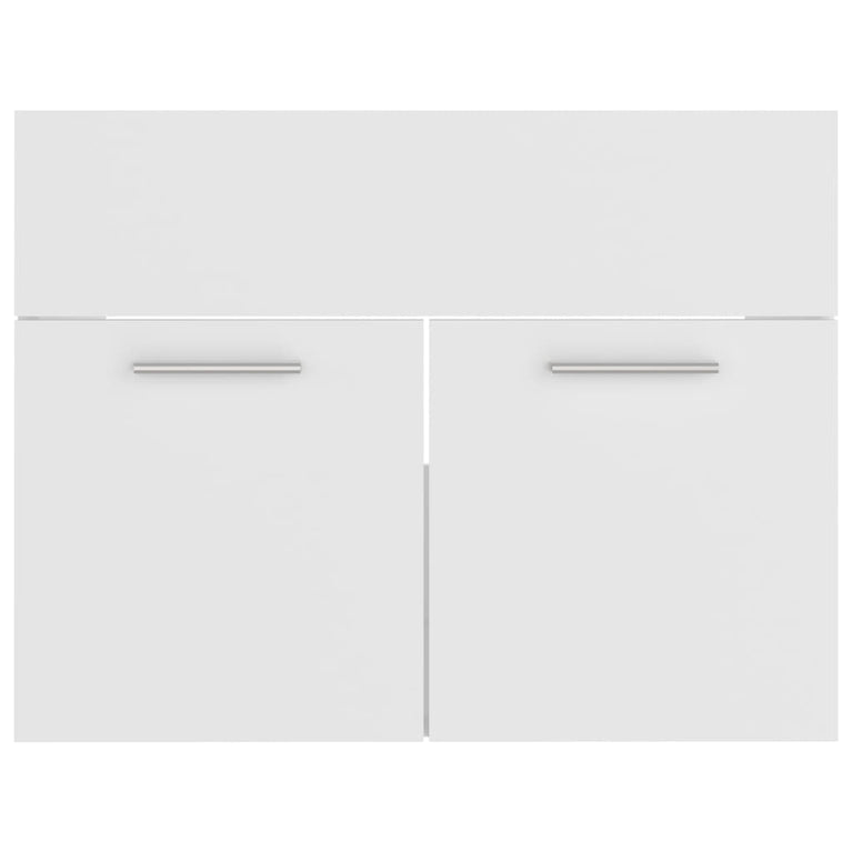 2-delige Badkamermeubelset spaanplaat wit MeubelReus