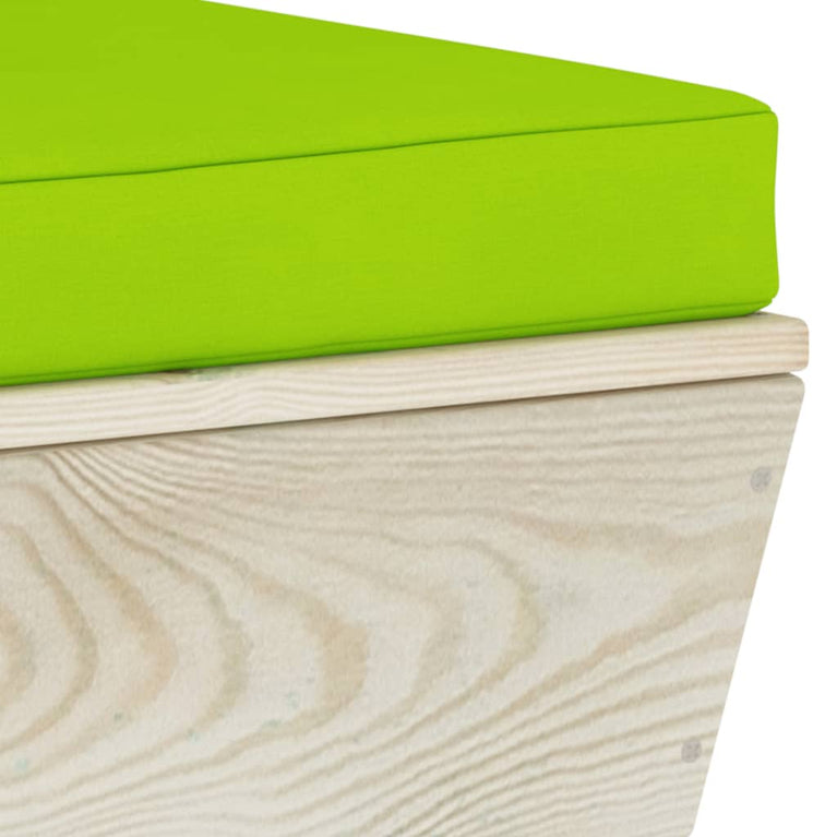 6-delige Loungeset met kussens pallet vurenhout MeubelReus