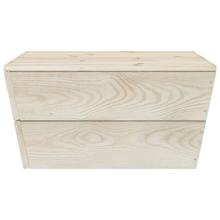3-delige Loungeset pallet geïmpregneerd vurenhout MeubelReus