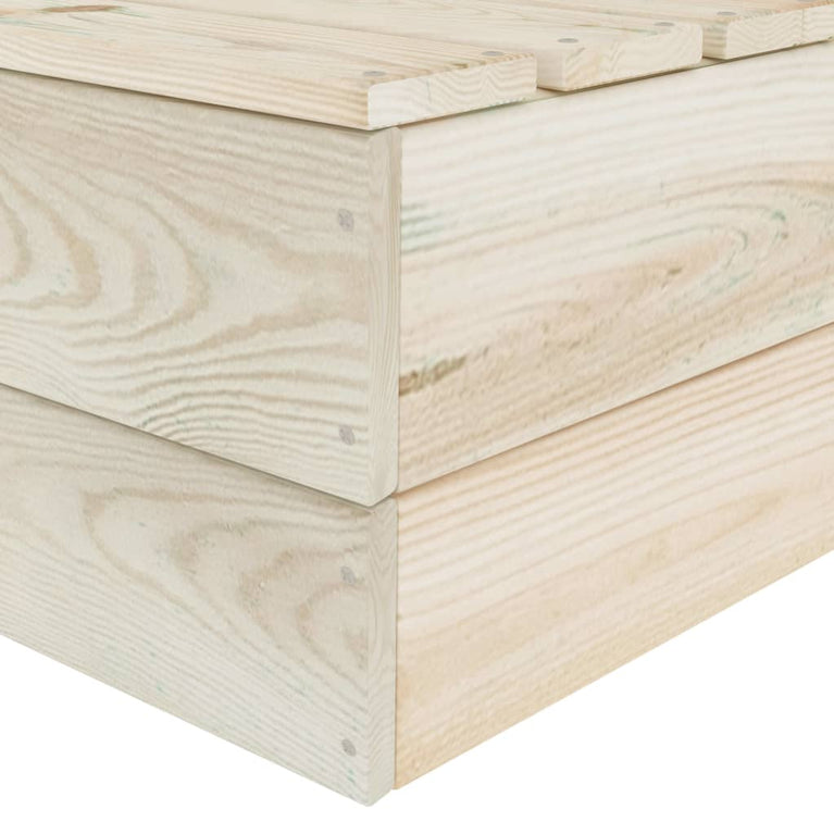 3-delige Loungeset pallet geïmpregneerd vurenhout MeubelReus