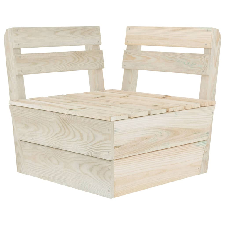 3-delige Loungeset pallet geïmpregneerd vurenhout MeubelReus
