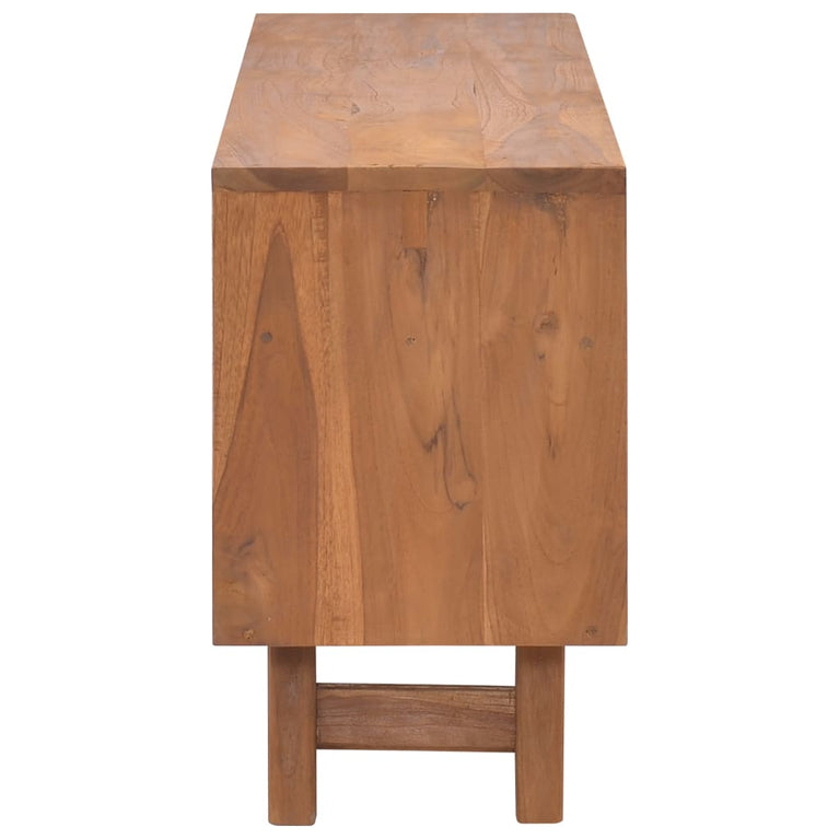 Tv-meubel 110x30x50 cm massief teakhout MeubelReus