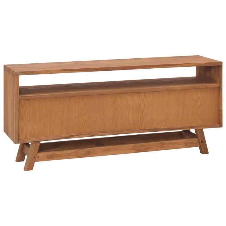 Tv-meubel 110x30x50 cm massief teakhout MeubelReus