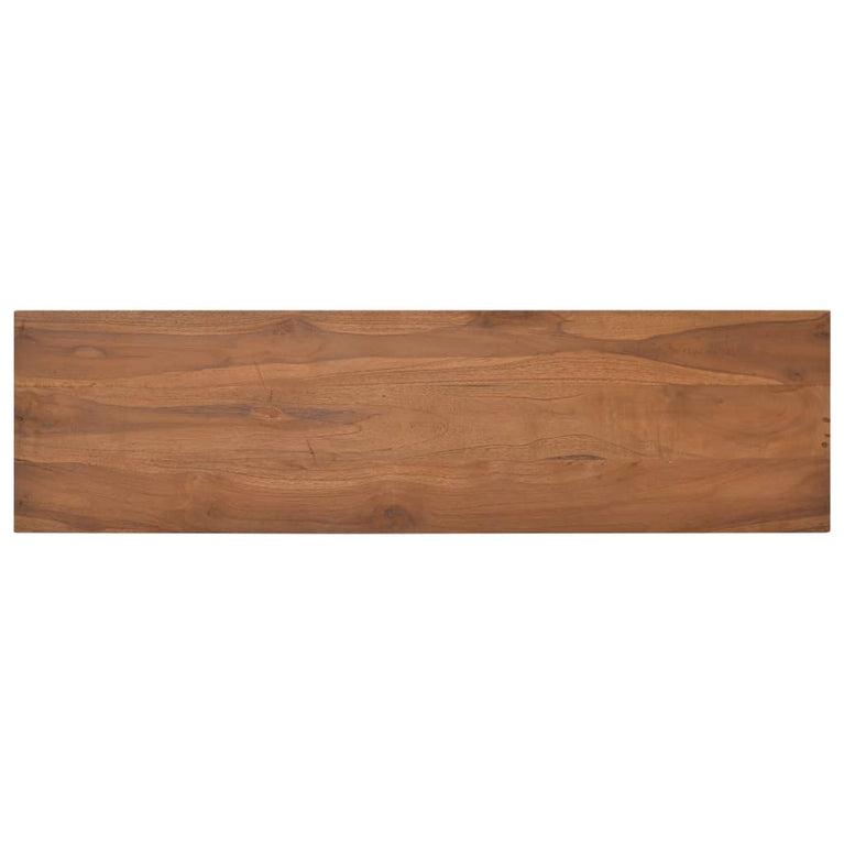 Tv-meubel 110x30x50 cm massief teakhout MeubelReus