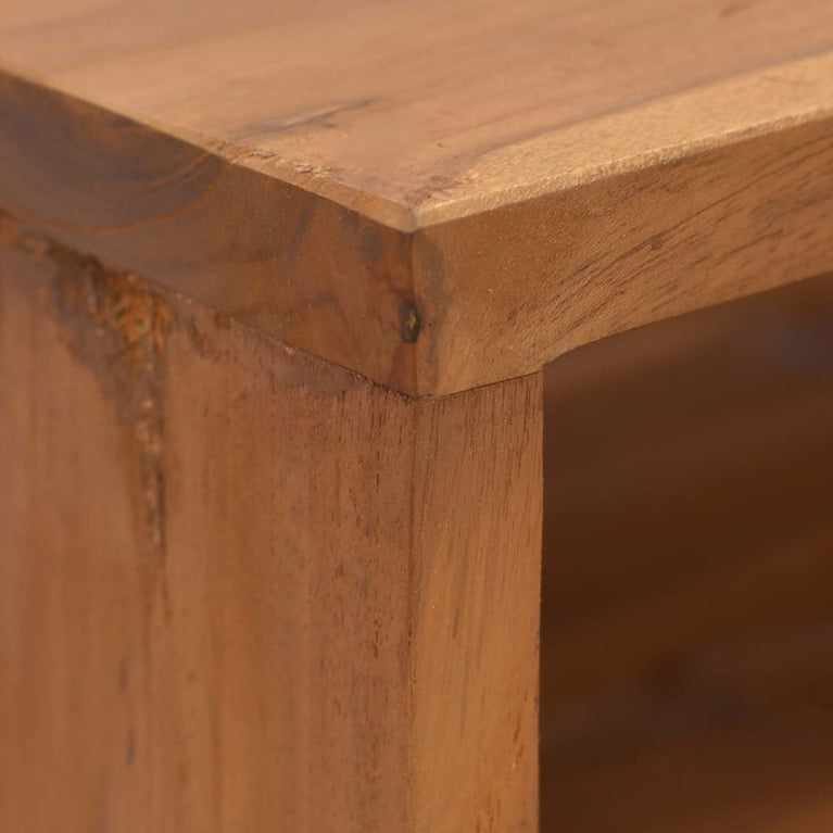 Tv-meubel 110x30x50 cm massief teakhout MeubelReus