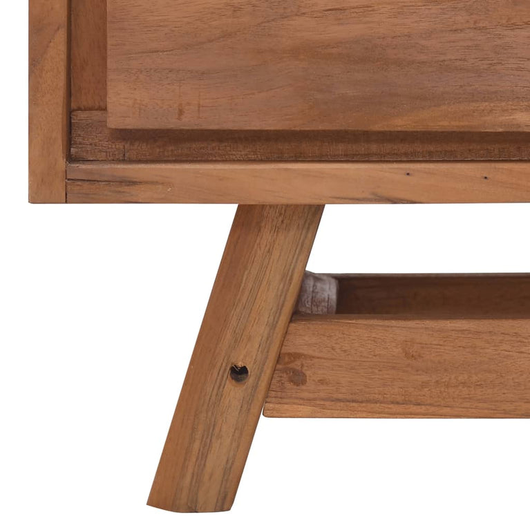 Tv-meubel 110x30x50 cm massief teakhout MeubelReus