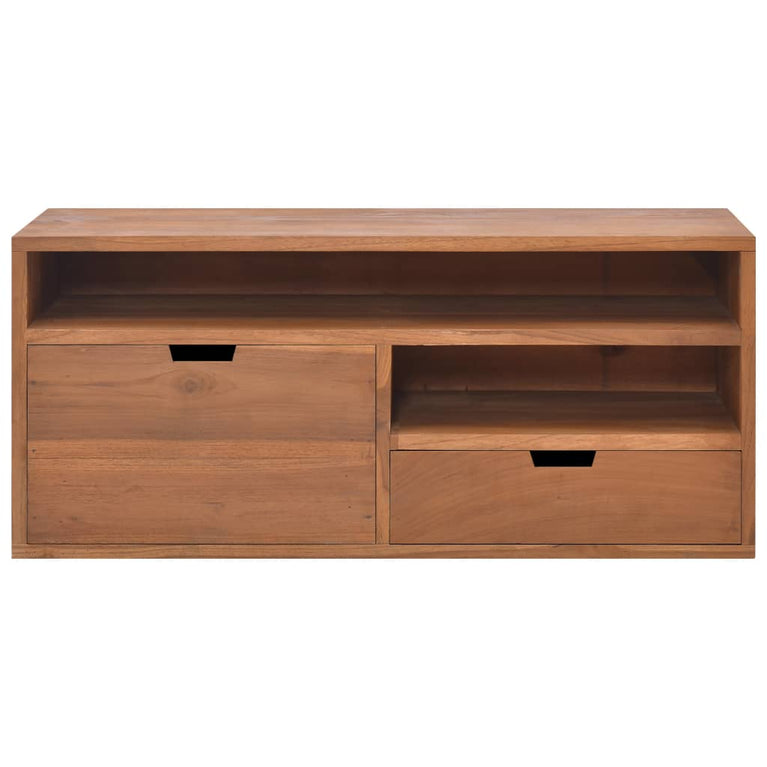 Tv-meubel 90x30x40 cm massief teakhout MeubelReus