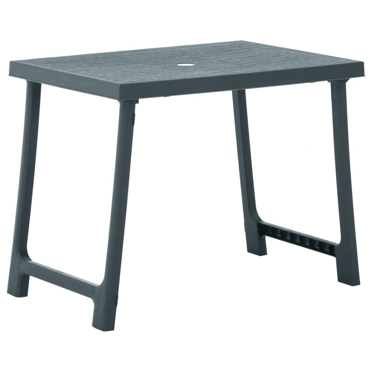 3-delige Bistroset inklapbaar kunststof groen MeubelReus