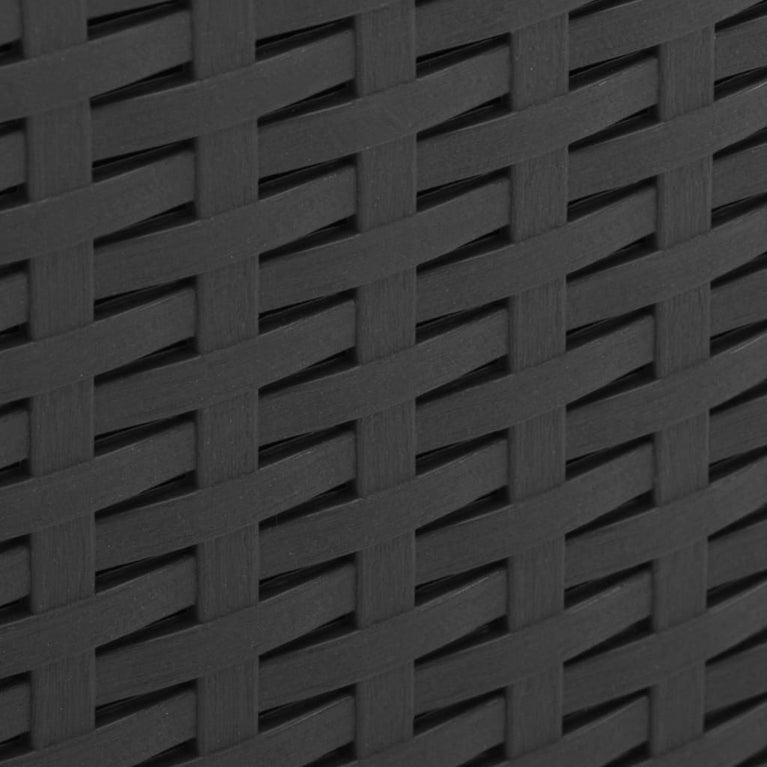 Tuintafel 53x53x40 cm kunststof grijs MeubelReus