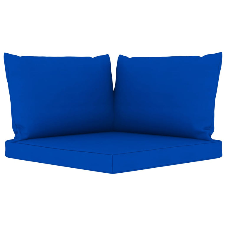 6-delige Loungeset met blauwe kussens MeubelReus