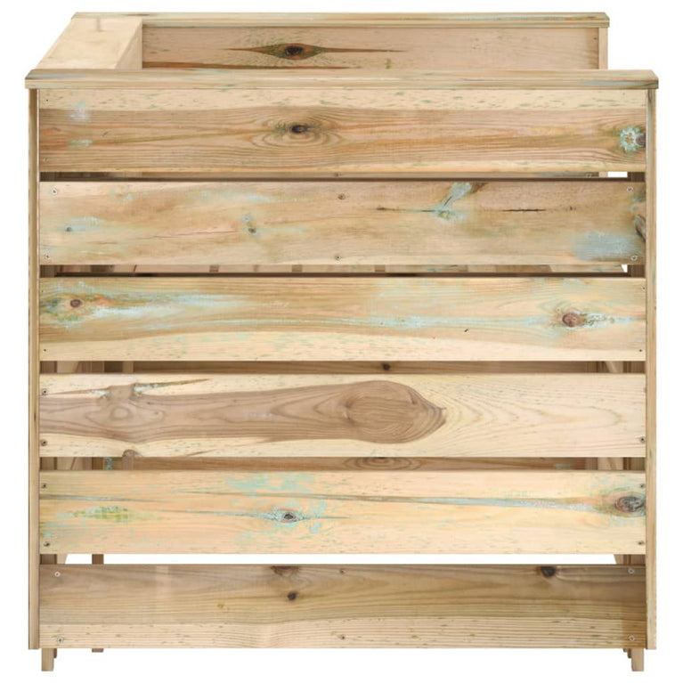 2-delige Loungeset pallet geïmpregneerd grenenhout MeubelReus