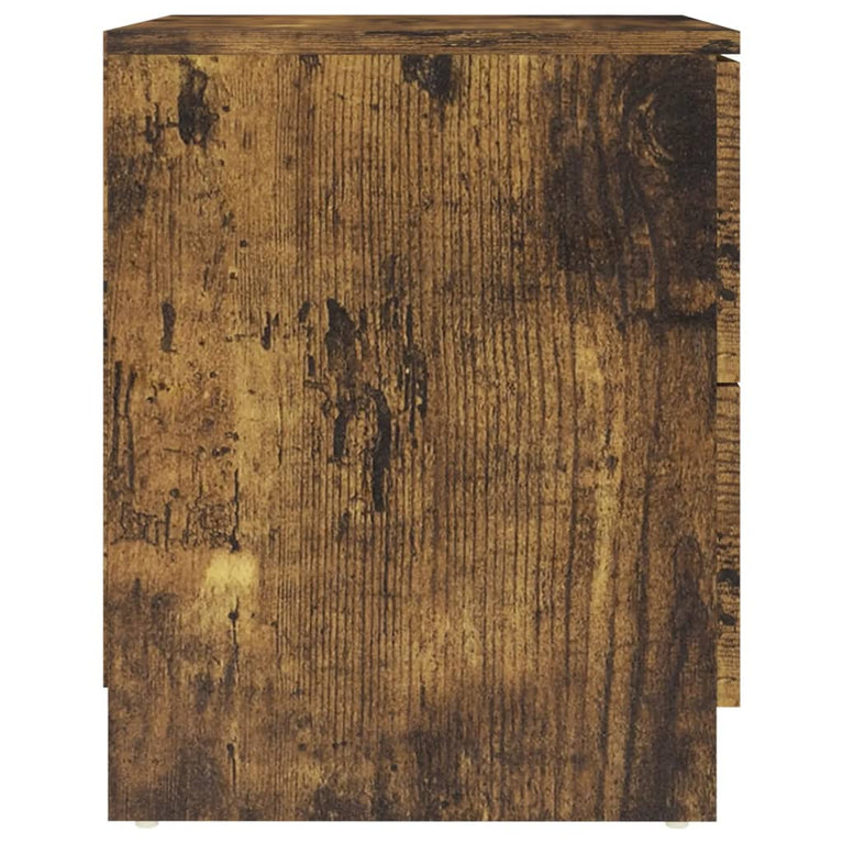 Nachtkastjes 2 st 40x40x50 cm spaanplaat gerookt eikenkleurig MeubelReus
