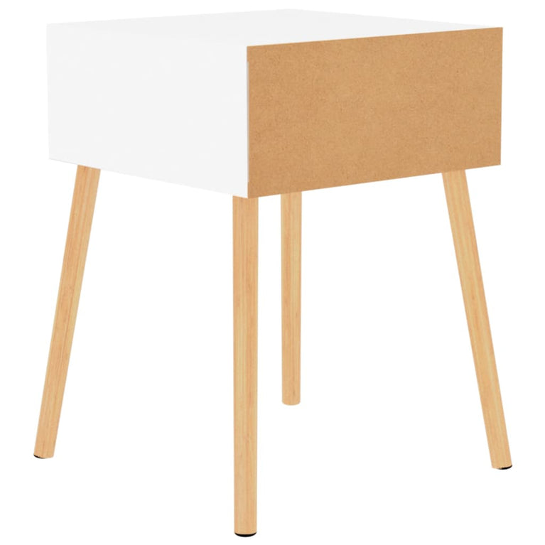 Nachtkastjes 2 st 40x40x56 cm spaanplaat wit MeubelReus