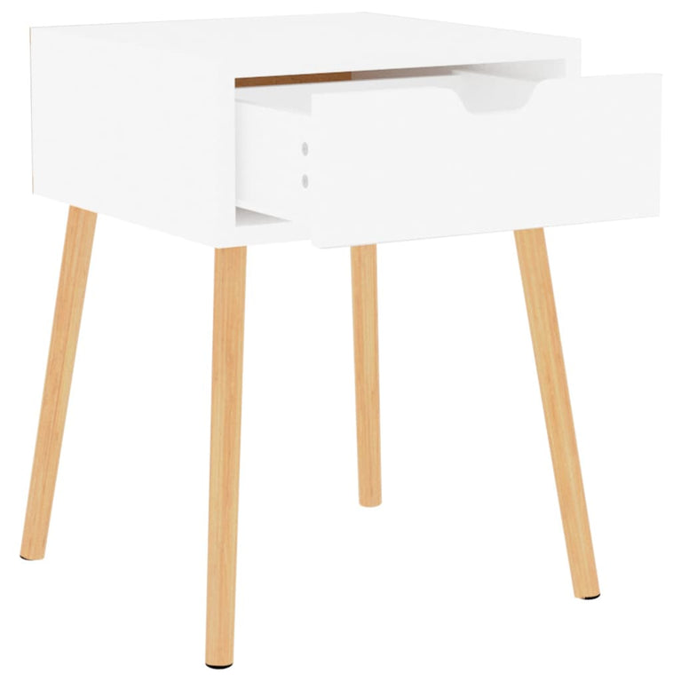 Nachtkastjes 2 st 40x40x56 cm spaanplaat wit MeubelReus