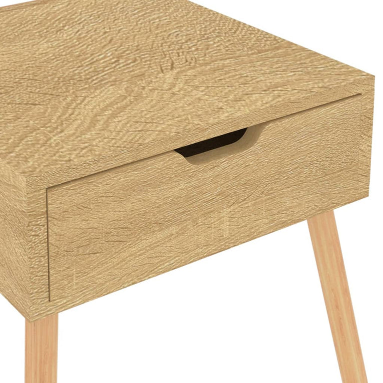 Nachtkastjes 2 st 40x40x56 cm spaanplaat sonoma eikenkleurig MeubelReus