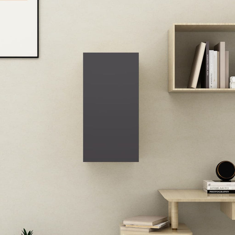 Tv-meubel 30,5x30x60 cm spaanplaat grijs MeubelReus