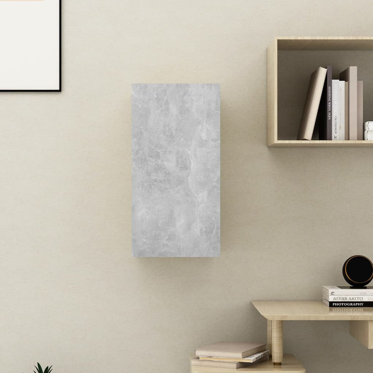 Tv-meubel 30,5x30x60 cm spaanplaat betongrijs MeubelReus
