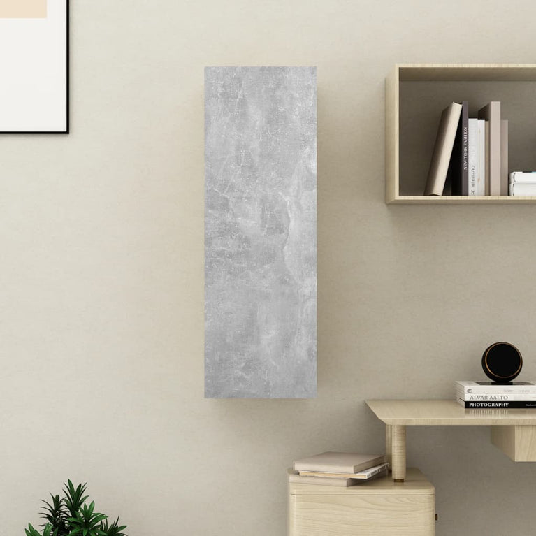 Tv-meubel 30,5x30x90 cm spaanplaat betongrijs