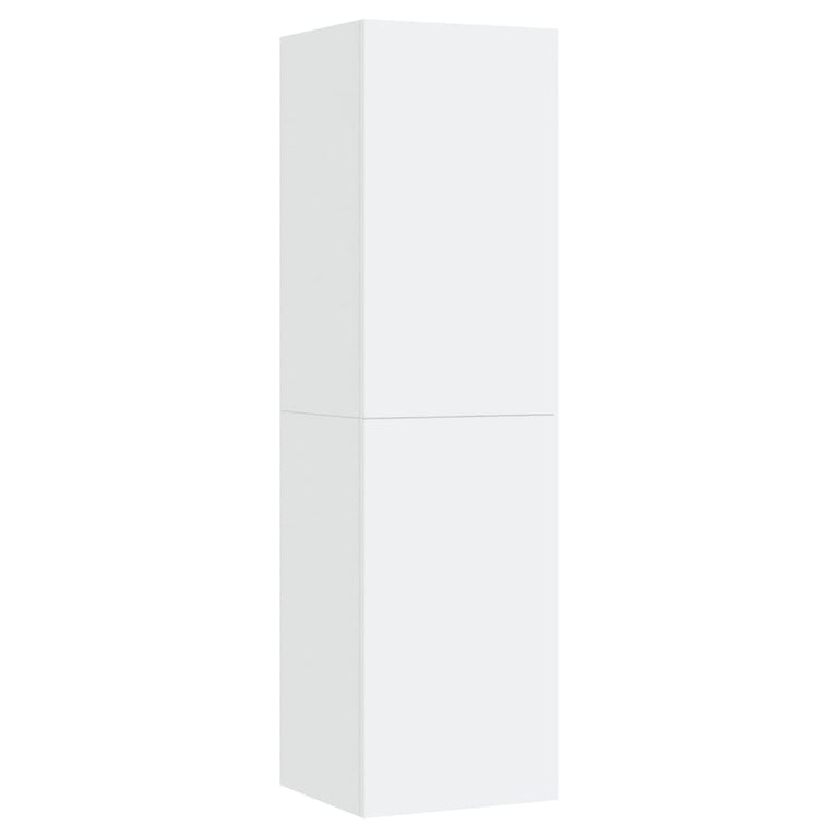 Tv-meubel 30,5x30x110 cm spaanplaat wit