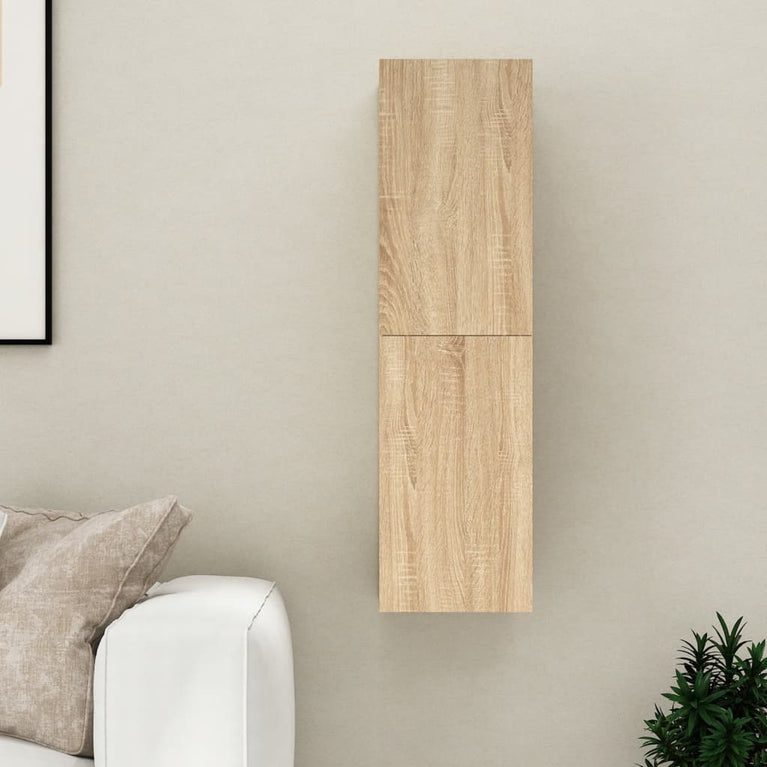 Tv-meubel 30,5x30x110 cm spaanplaat sonoma eikenkleurig MeubelReus