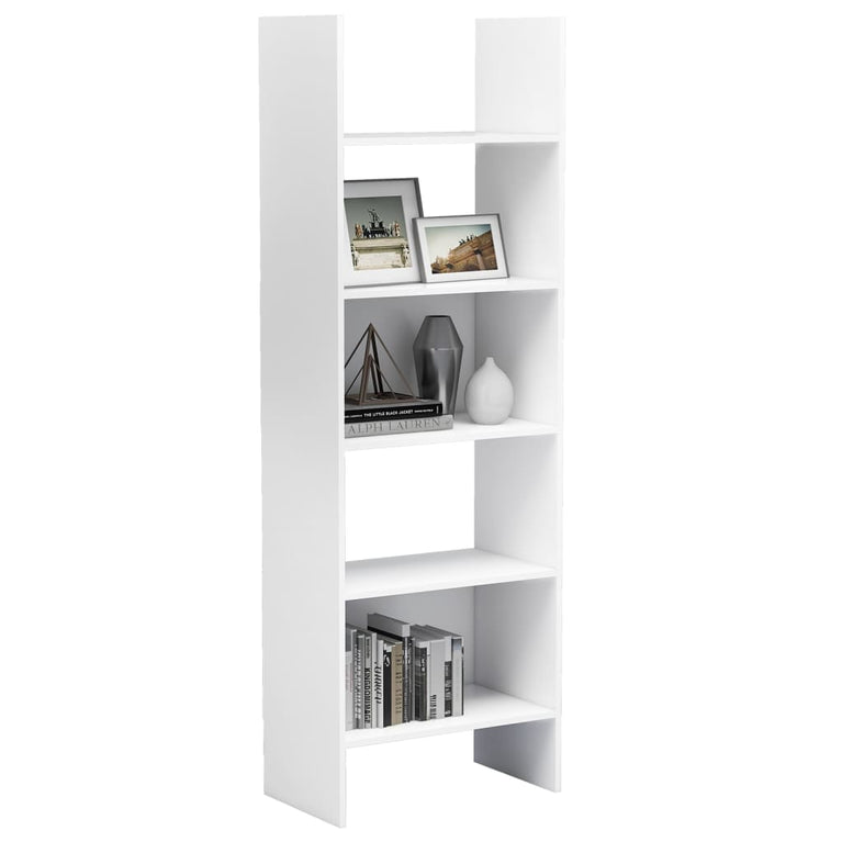 Boekenkast 60x35x180 cm spaanplaat wit MeubelReus