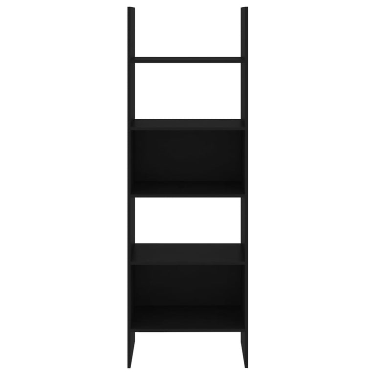 Boekenkast 60x35x180 cm spaanplaat zwart MeubelReus