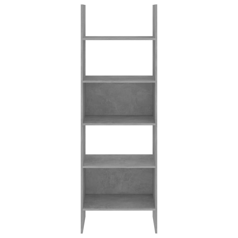 Boekenkast 60x35x180 cm spaanplaat betongrijs MeubelReus
