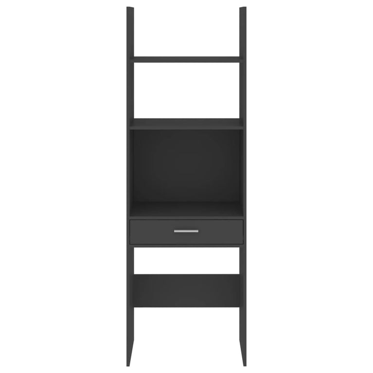 Boekenkast 60x35x180 cm spaanplaat grijs MeubelReus