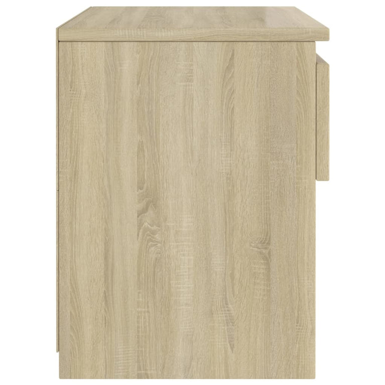 Nachtkastje 40x30x39 cm spaanplaat sonoma eikenkleurig