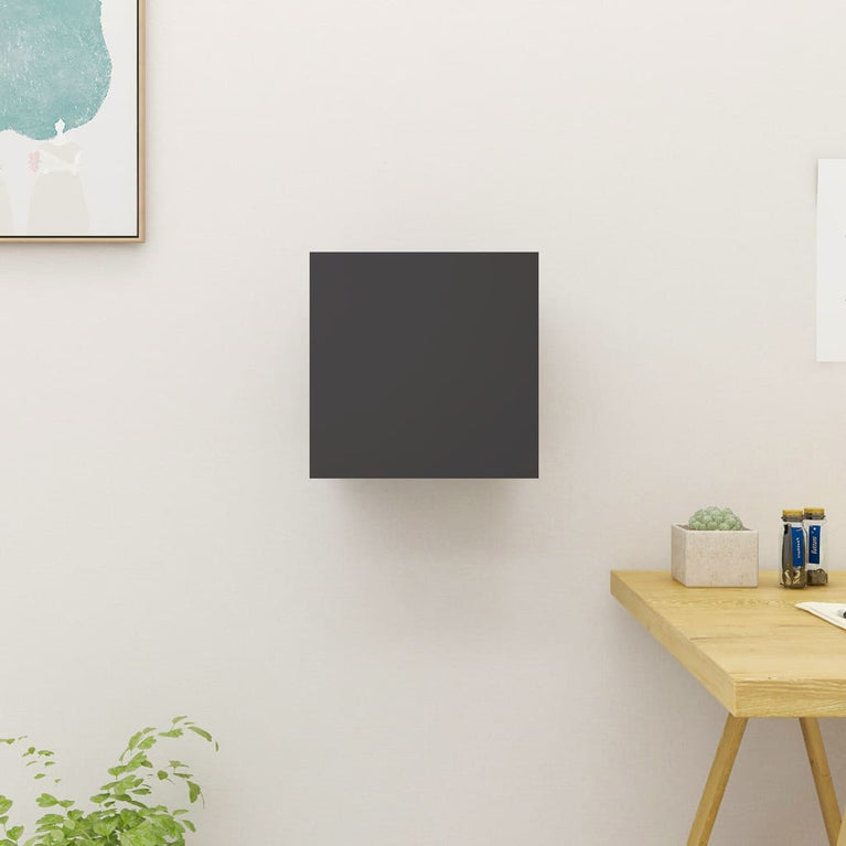 Tv-wandmeubel 30,5x30x30 cm grijs MeubelReus