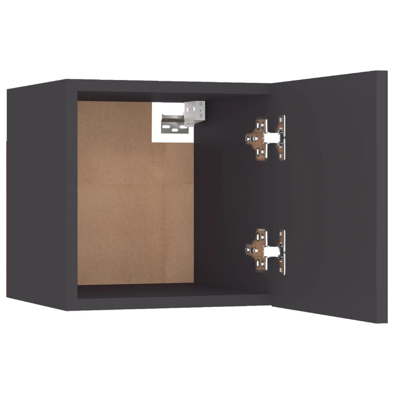 Tv-wandmeubel 30,5x30x30 cm grijs MeubelReus