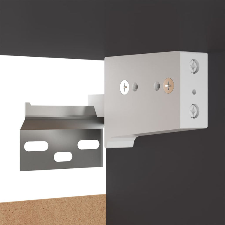 Tv-wandmeubel 30,5x30x30 cm grijs MeubelReus