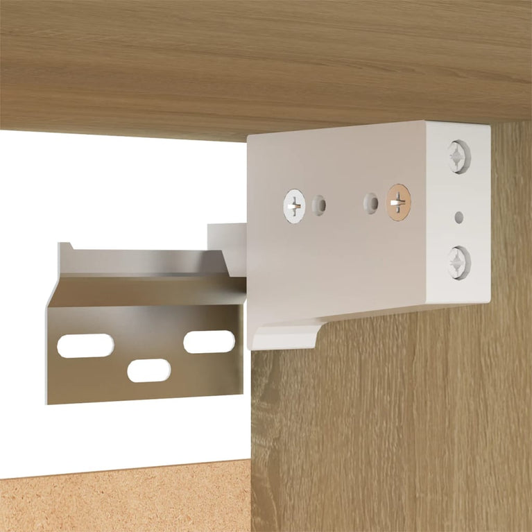 Tv-wandmeubelen 4 st 30,5x30x30 cm sonoma eikenkleurig