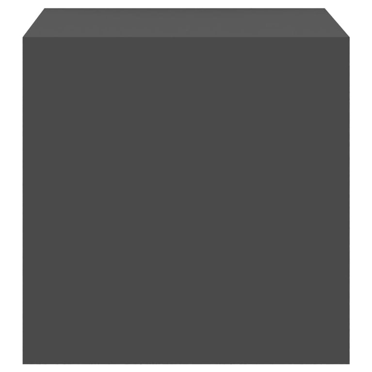 Wandkast 37x37x37 cm spaanplaat grijs