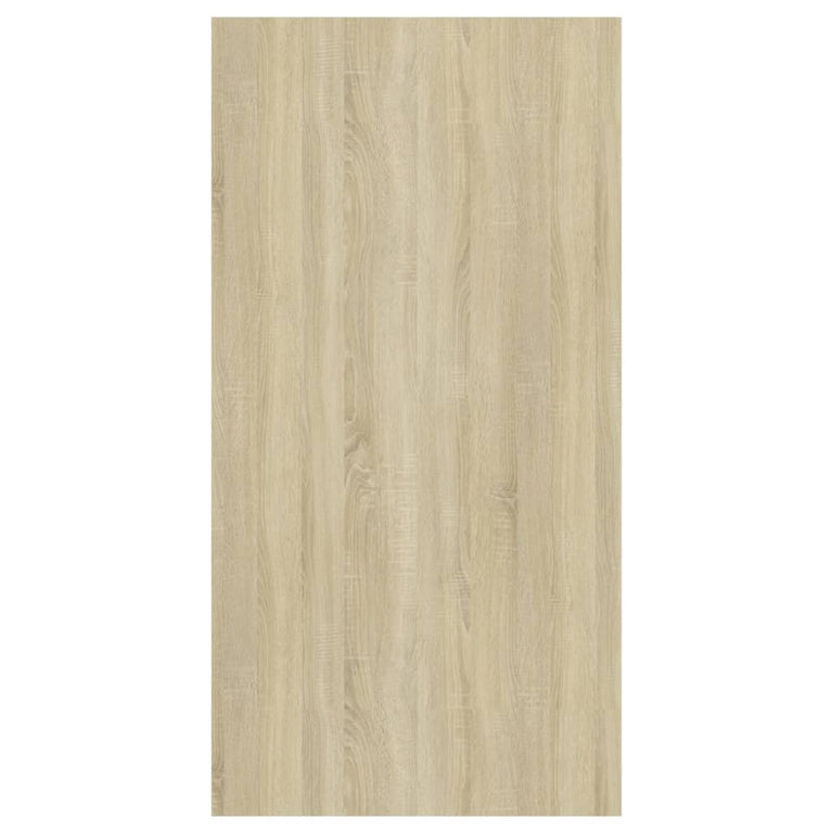 Tv-wandmeubel 37x37x72 cm spaanplaat sonoma eikenkleurig en wit MeubelReus