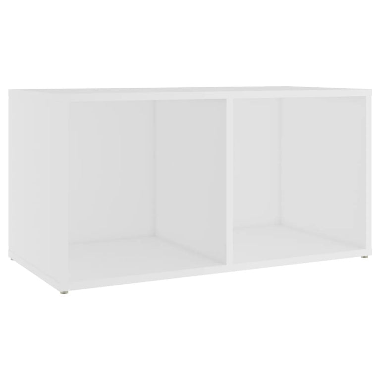 Tv-meubel 72x35x36,5 cm bewerkt hout wit