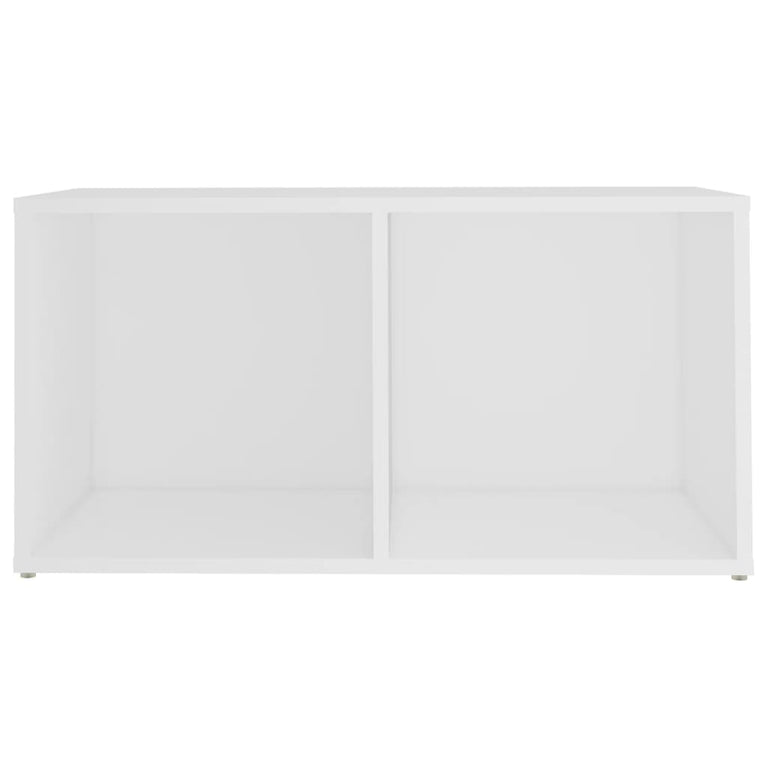 Tv-meubel 72x35x36,5 cm bewerkt hout wit
