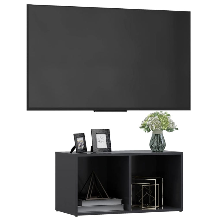 Tv-meubel 72x35x36,5 cm spaanplaat grijs MeubelReus