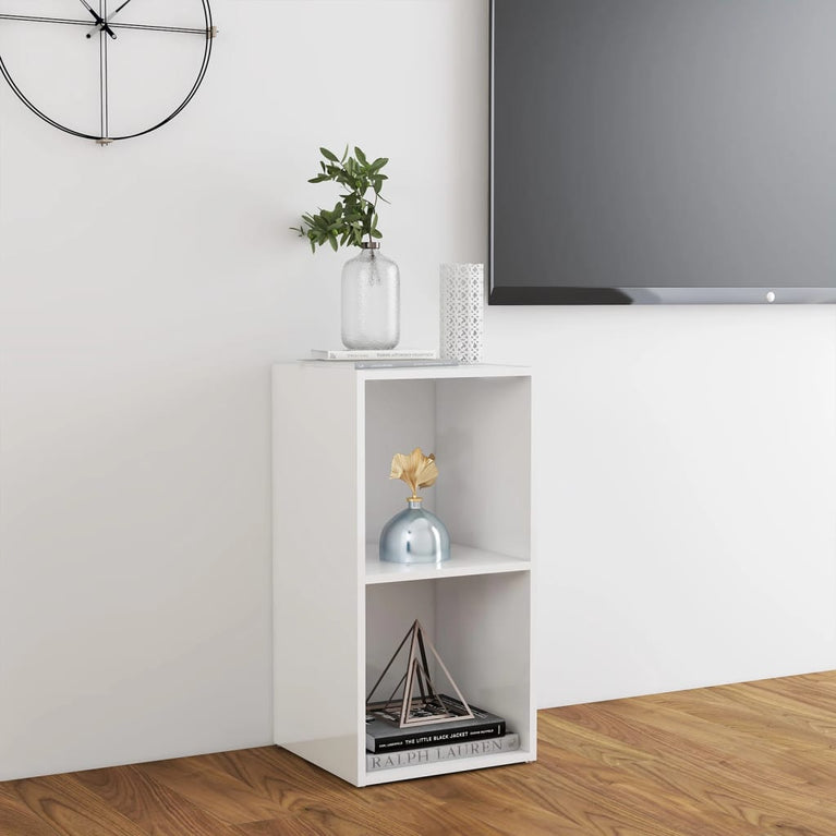 Tv-meubel 72x35x36,5 cm spaanplaat hoogglans wit MeubelReus